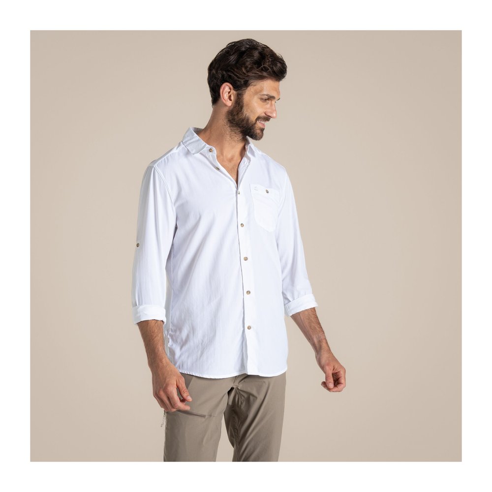 CRAGHOPPERS NosiLife Nuoro Long Sleeved Shirt II Men - Langarmhemd geruchshemmend, insektenabwehrend
