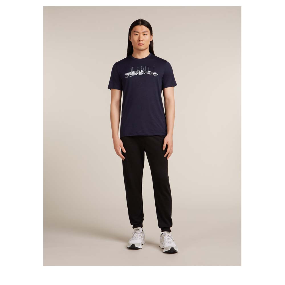 ICEBREAKER Merino 150 Tech Lite SS Tee Massif Men - T-Shirt atmungsaktiv und geruchsabweisend