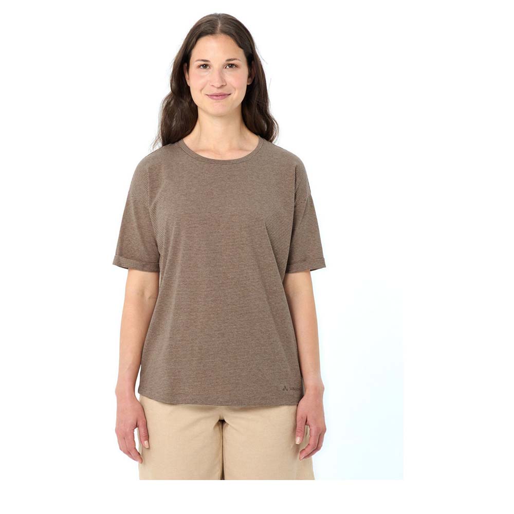 VAUDE Mineo Striped T-Shirt II Women - T-Shirt atmungsaktiv und pflegeleicht