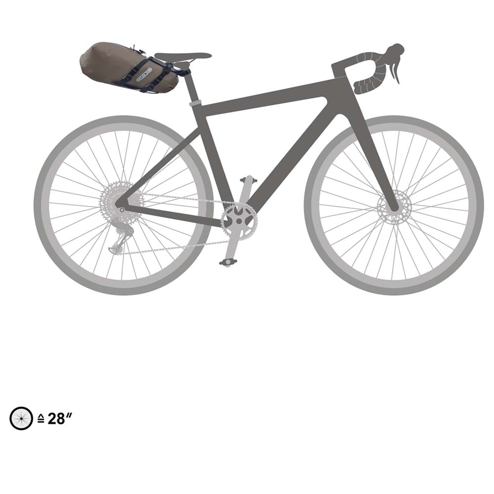 ORTLIEB Seat-Pack QR 7,5L - Bikepacking-Satteltasche wasserdicht, kompakt