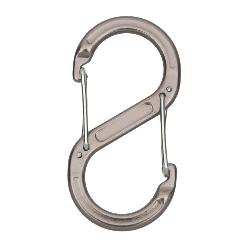 ORIGIN OUTDOORS Zubehörkarabiner S-Form 2 Stück - Zubehörkarabiner stabil, leicht