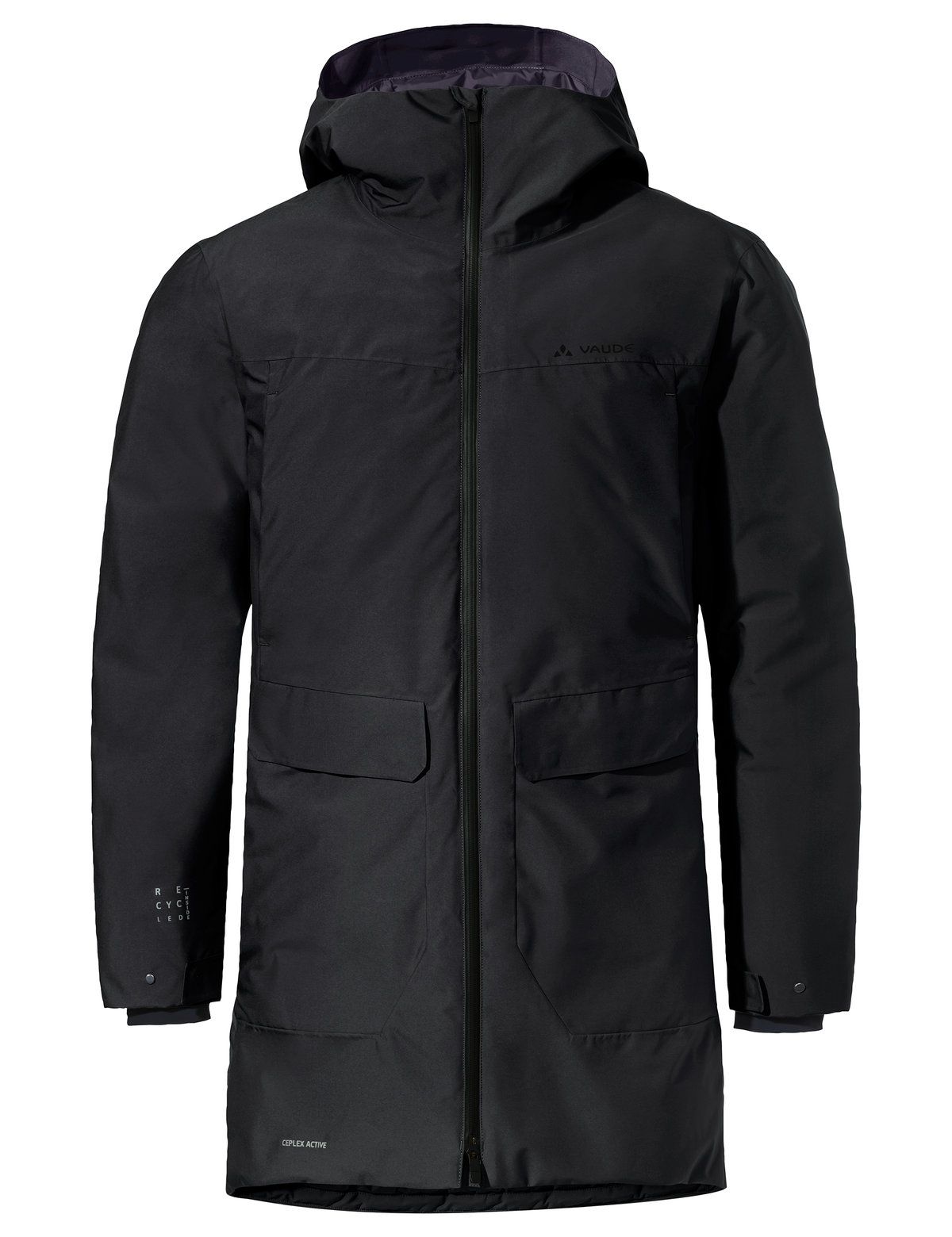 VAUDE Men's Mineo Coat II – Wintermantel - Farbe: black uni