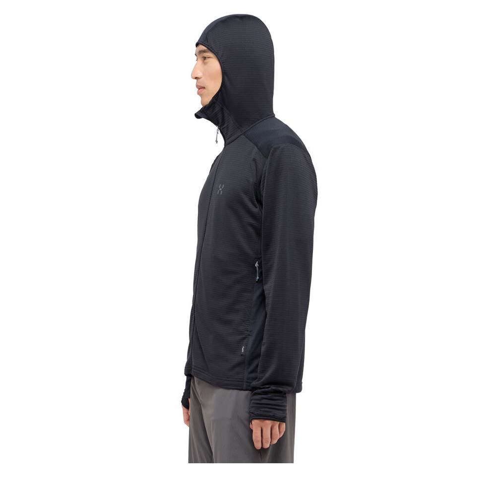 HAGLÖFS L.I.M Mid Multi II Hood Men – Fleecejacke atmungsaktiv und schnelltrocknend