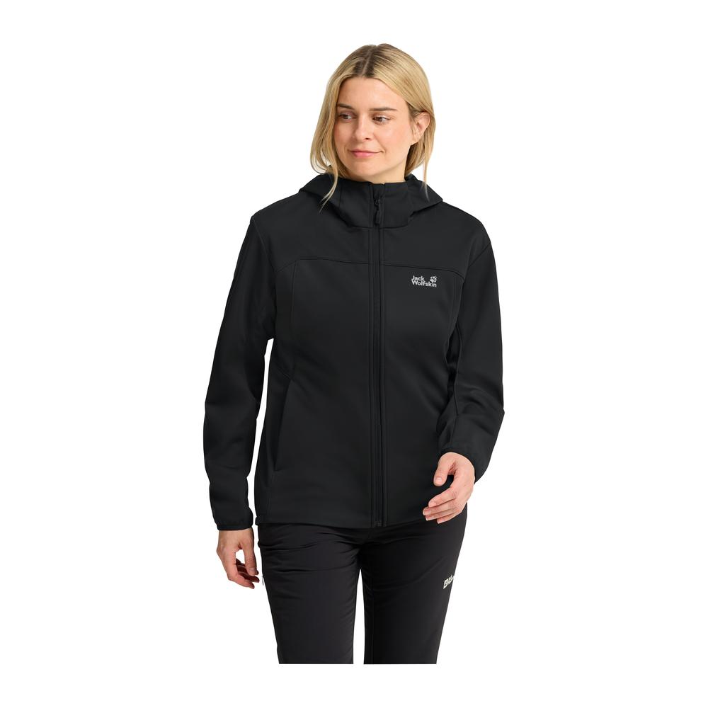 JACK WOLFSKIN Windhain 2 Hoody Women - Softshelljacke winddicht, wasserabweisend