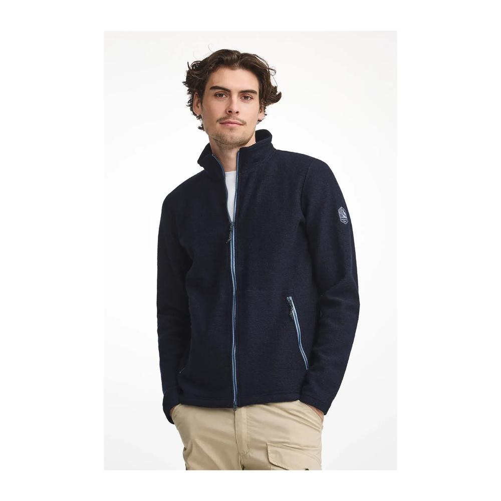 IVANHOE Louie Full Zip Men - Wolljacke aus gewalkter Wolle
