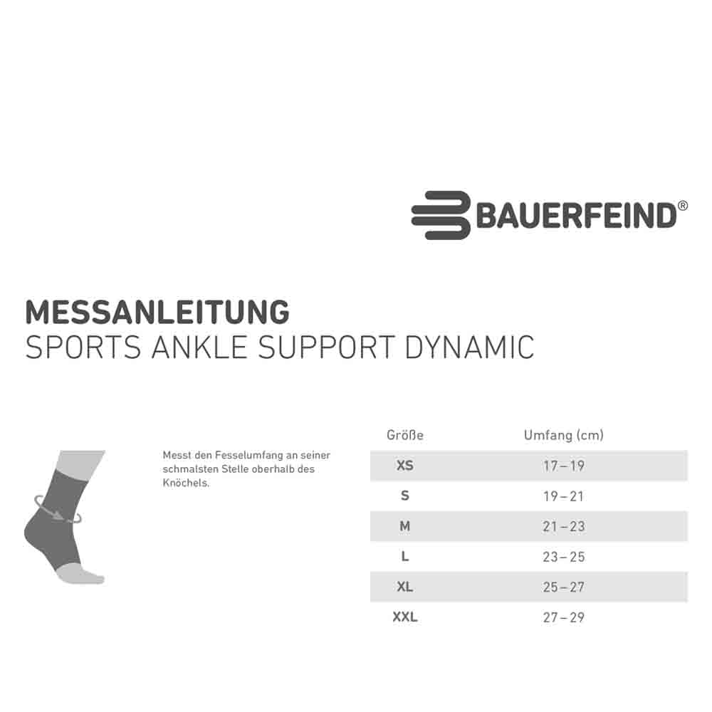 BAUERFEIND Sports Ankle Support DYNAMIC – Sprunggelenkbandage