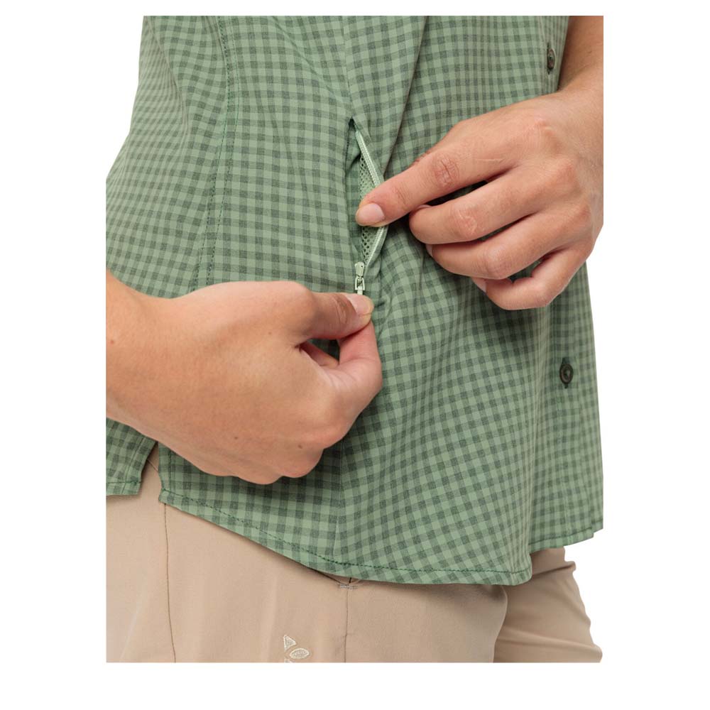 VAUDE Seiland Shirt III Women - Kurzarmbluse schnelltrocknend und pflegeleicht