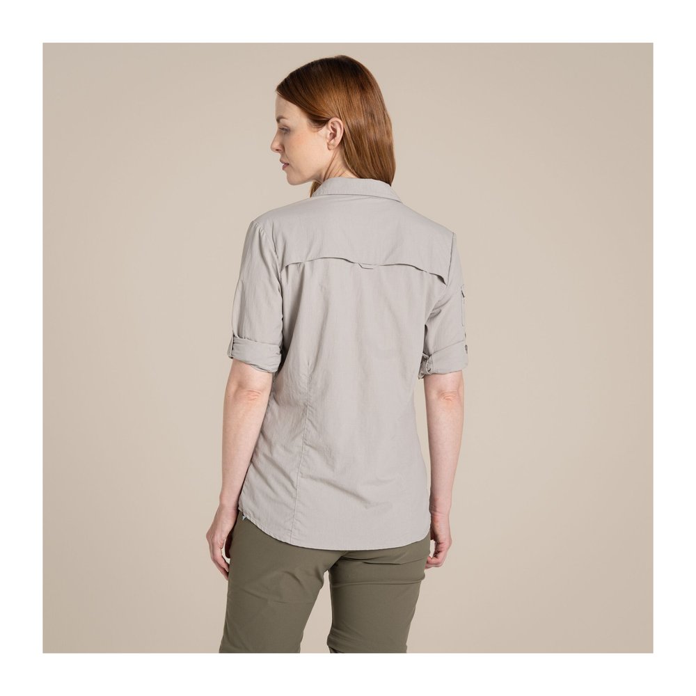 CRAGHOPPERS NosiLife Adventure Long Sleeved Shirt III Women - Langarmbluse geruchshemmend, insektenabwehrend