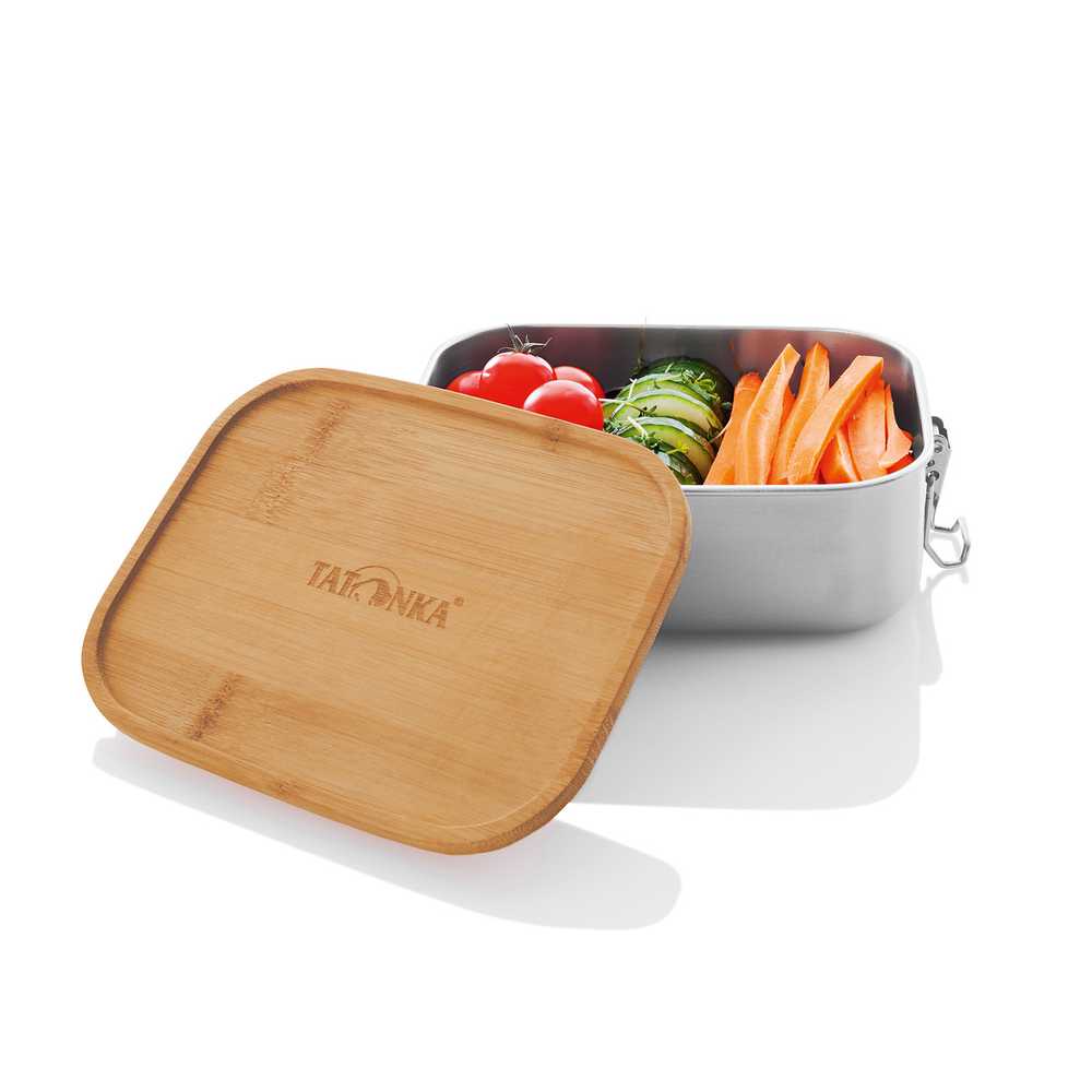 TATONKA Lunch Box I 800 Bamboo - Edelstahl-Brotdose