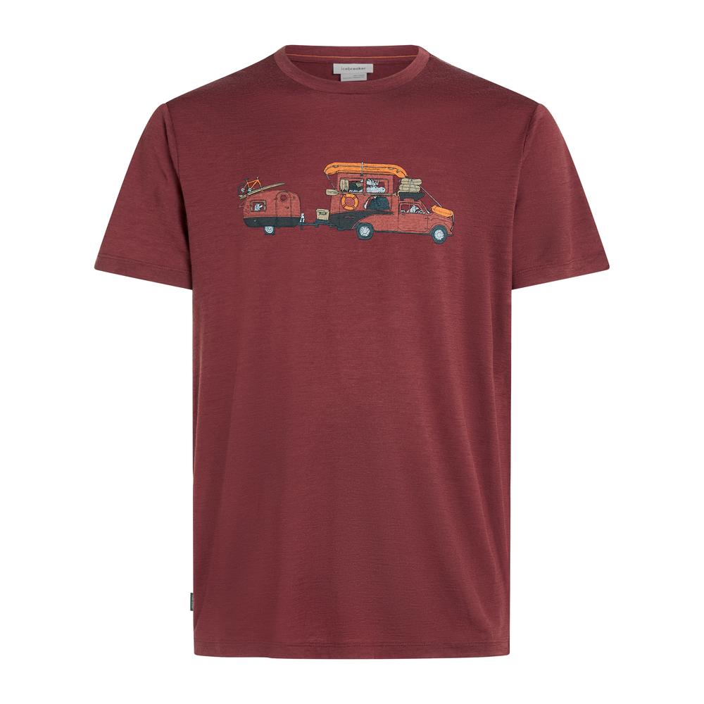 ICEBREAKER Merino 150 Tech Lite SS Tee Transportage Men - Merinoshirt atmungsaktiv, geruchsabweisend