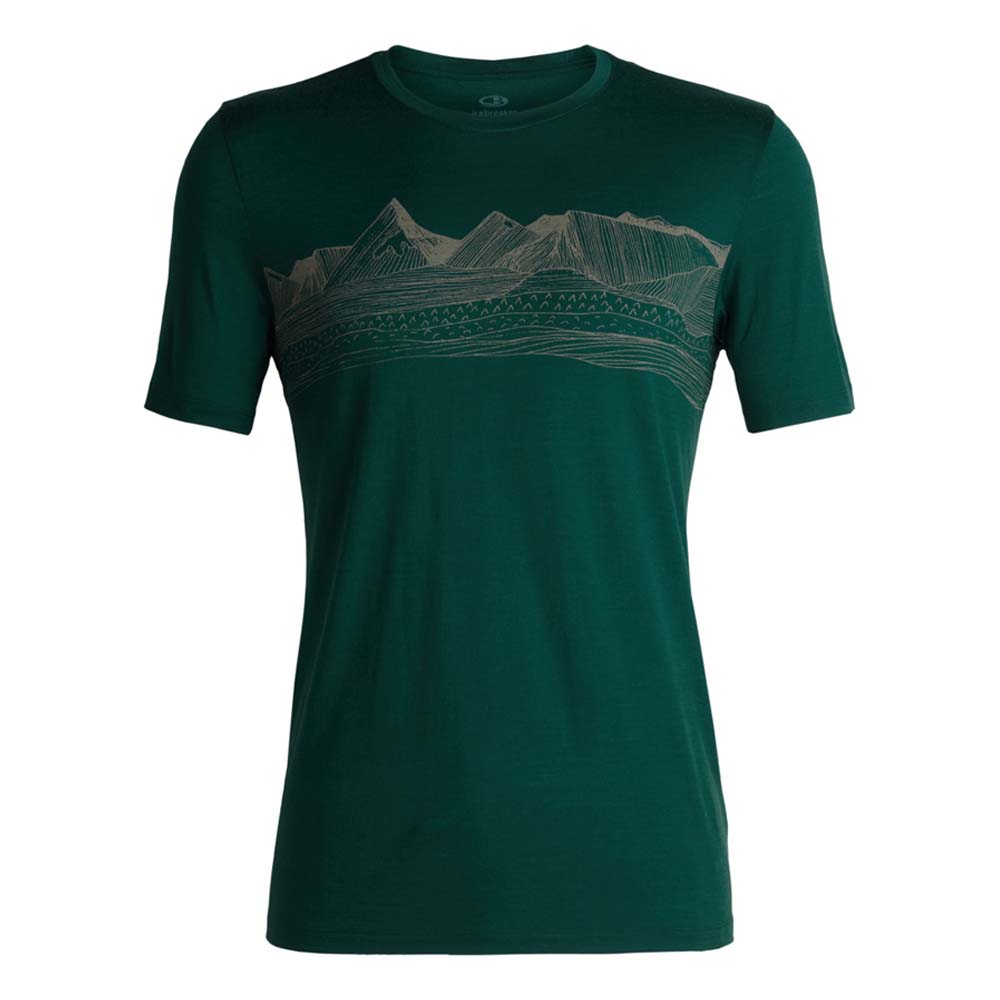 ICEBREAKER Tech Lite SS Crewe Pyrenees Men - Kurzarmshirt