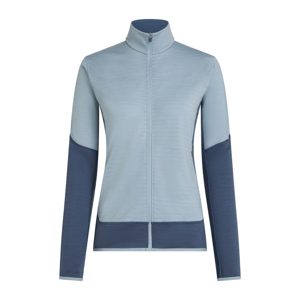 ICEBREAKER Merino 300 RealFleece Desc LS Zip Women - Merino-Fleecejacke wärmeisolierend, atmungsaktiv