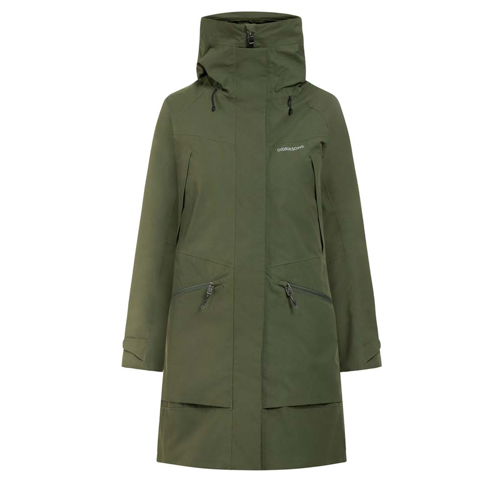DIDRIKSONS Ilma Parka Women – Parka Farbe: deep green Größe: 44