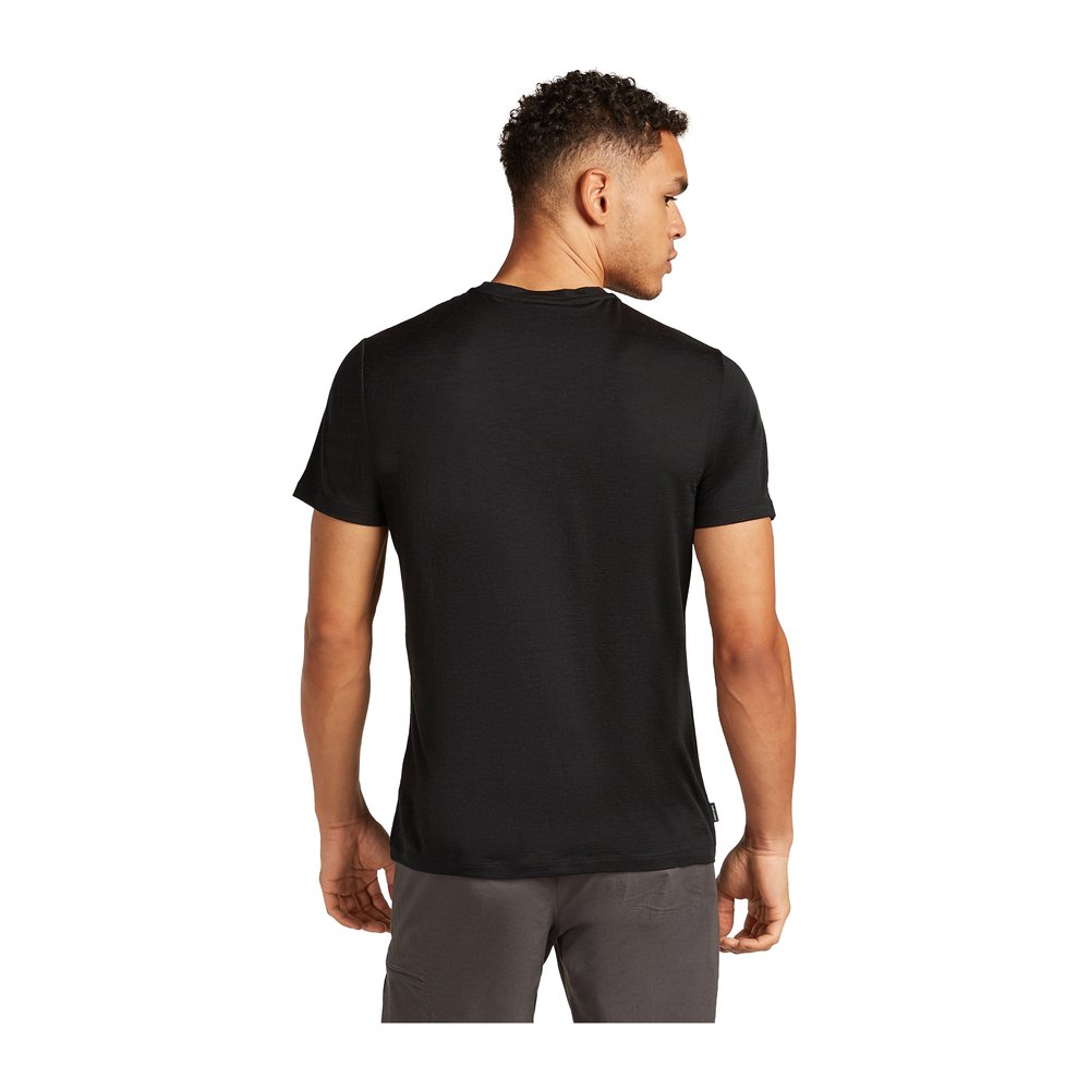 ICEBREAKER Merino 150 Tech Lite SS Tee IB Wordmark Men - T-Shirt thermoregulierend, geruchsabweisend