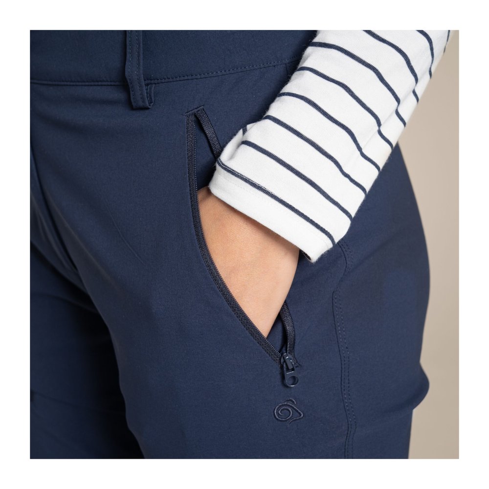 CRAGHOPPERS NosiLife Pro Convertible Trouser III Women - Zip-off-Wanderhose geruchshemmend & insektenabwehrend
