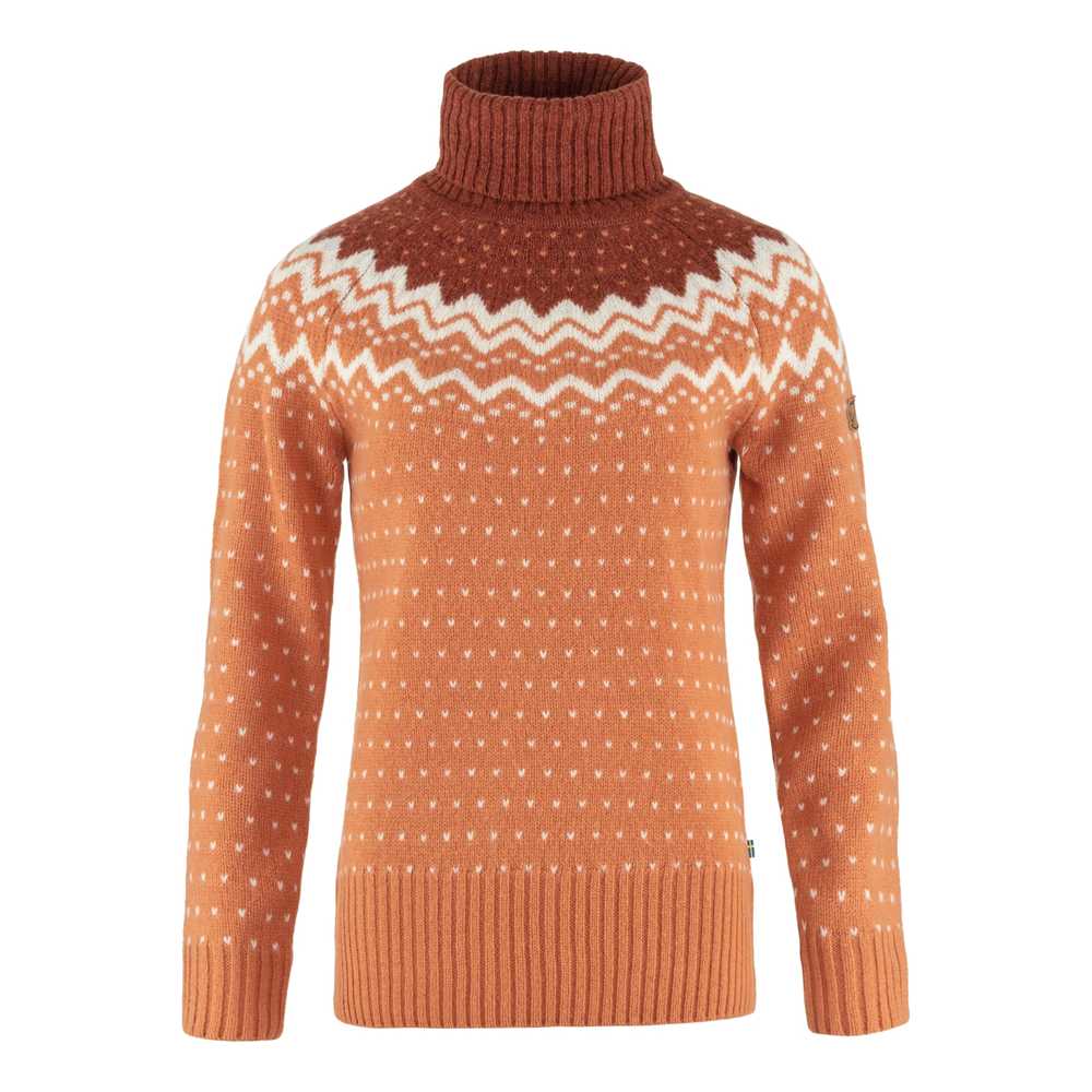 FJÄLLRÄVEN Övik Path Knit Roller Neck Women - Wollpullover