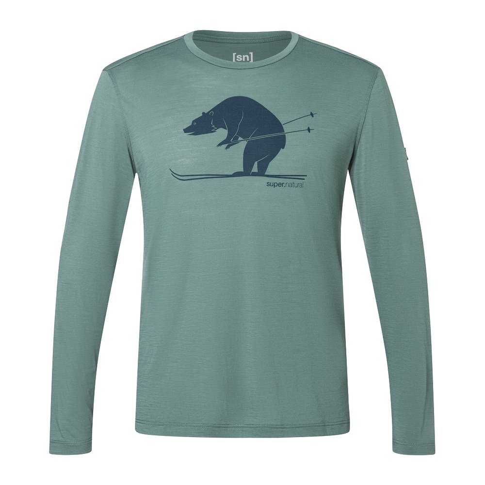 SUPER.NATURAL Ski Karl LS Men - Langarmshirt