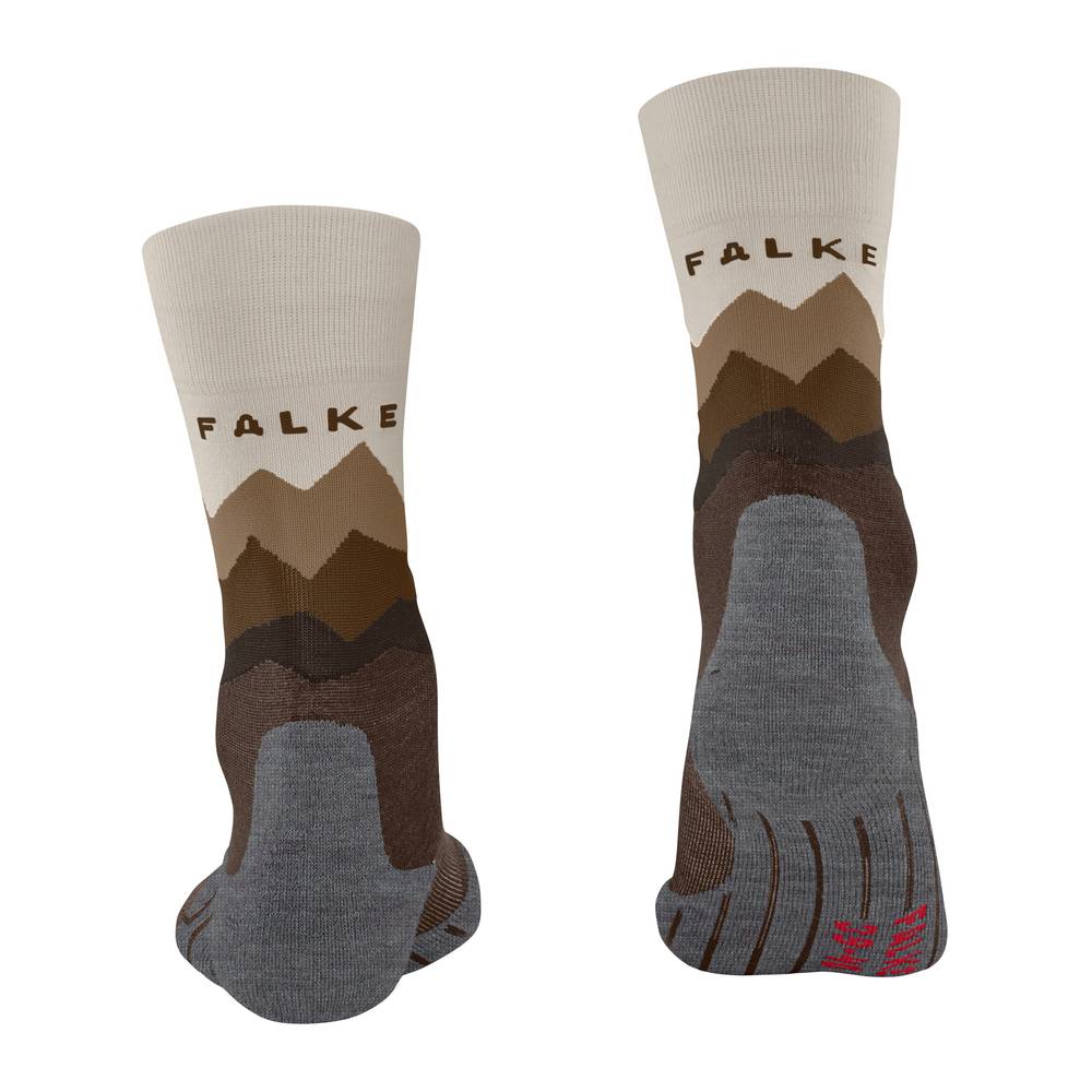 FALKE TK2 Explore "Crest" Men - Trekkingsocken feuchtigkeitsregulierend, schnelltrocknend