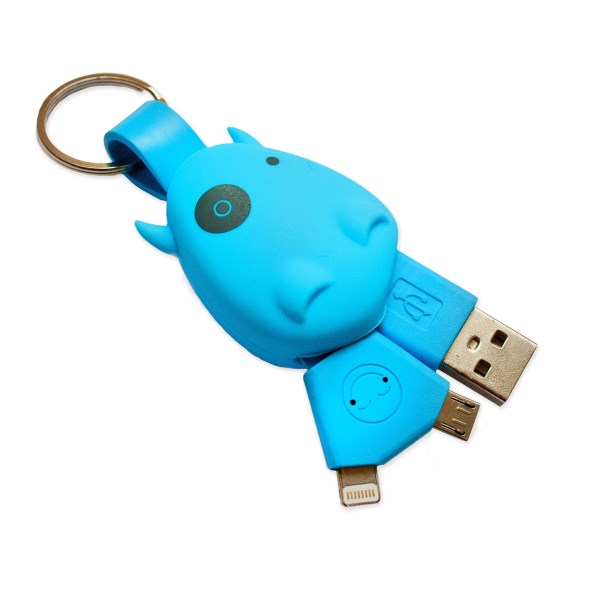 MUNKEES USB Mobiler Ladeadapter - Daten,- Ladekabel
