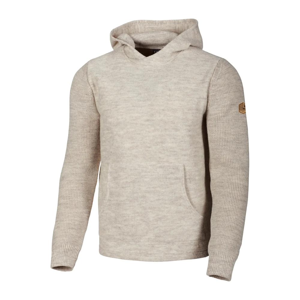 IVANHOE NLS Pentland Hood Men - Woll-Kapuzenpullover aus 100% ungefärbter Wolle