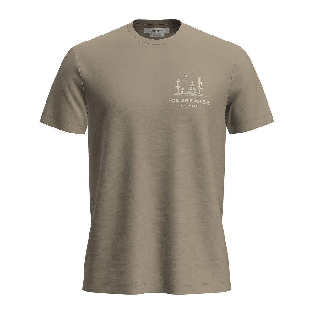 ICEBREAKER Merino 150 Tech Lite SS Tee Peaceful Pass Men - T-Shirt atmungsaktiv, geruchsabweisend