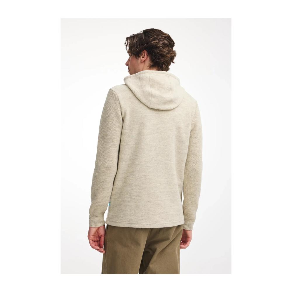 IVANHOE NLS Pentland Hood Men - Woll-Kapuzenpullover aus 100% ungefärbter Wolle