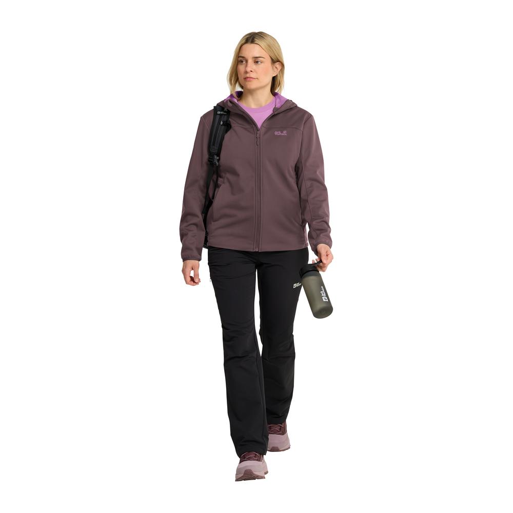 JACK WOLFSKIN Windhain 2 Hoody Women - Softshelljacke winddicht, wasserabweisend