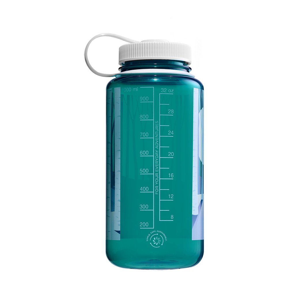 NALGENE Trinkflasche WH Sustain - Weithals-Trinkflasche absolut dicht und robust