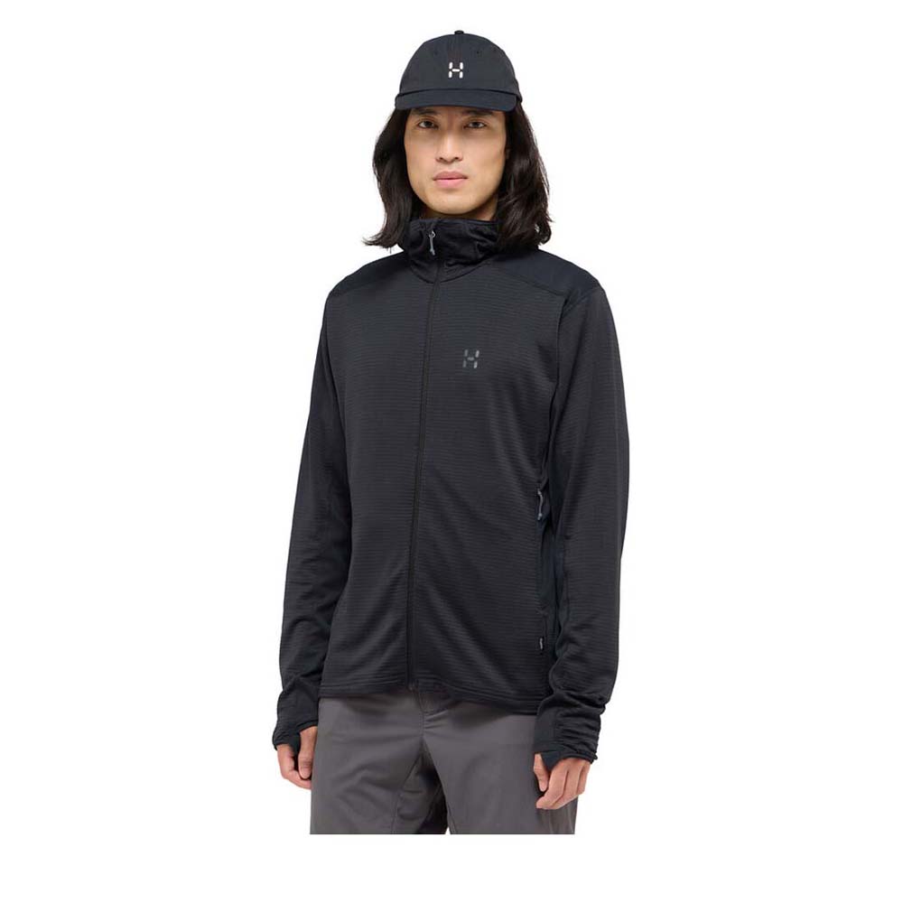 HAGLÖFS L.I.M Mid Multi II Hood Men – Fleecejacke atmungsaktiv und schnelltrocknend