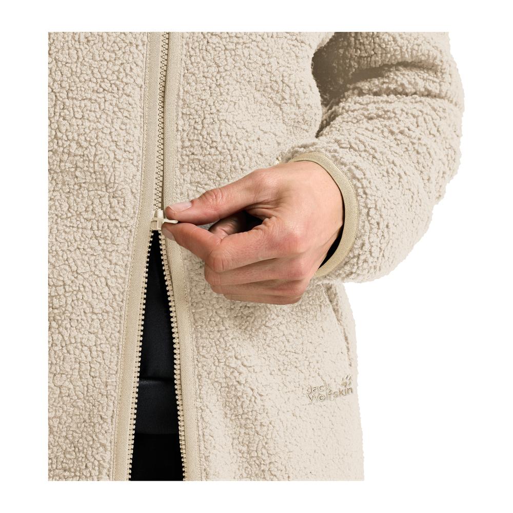 JACK WOLFSKIN High Curl Coat Women - Fleece-Mantel weich, wärmend