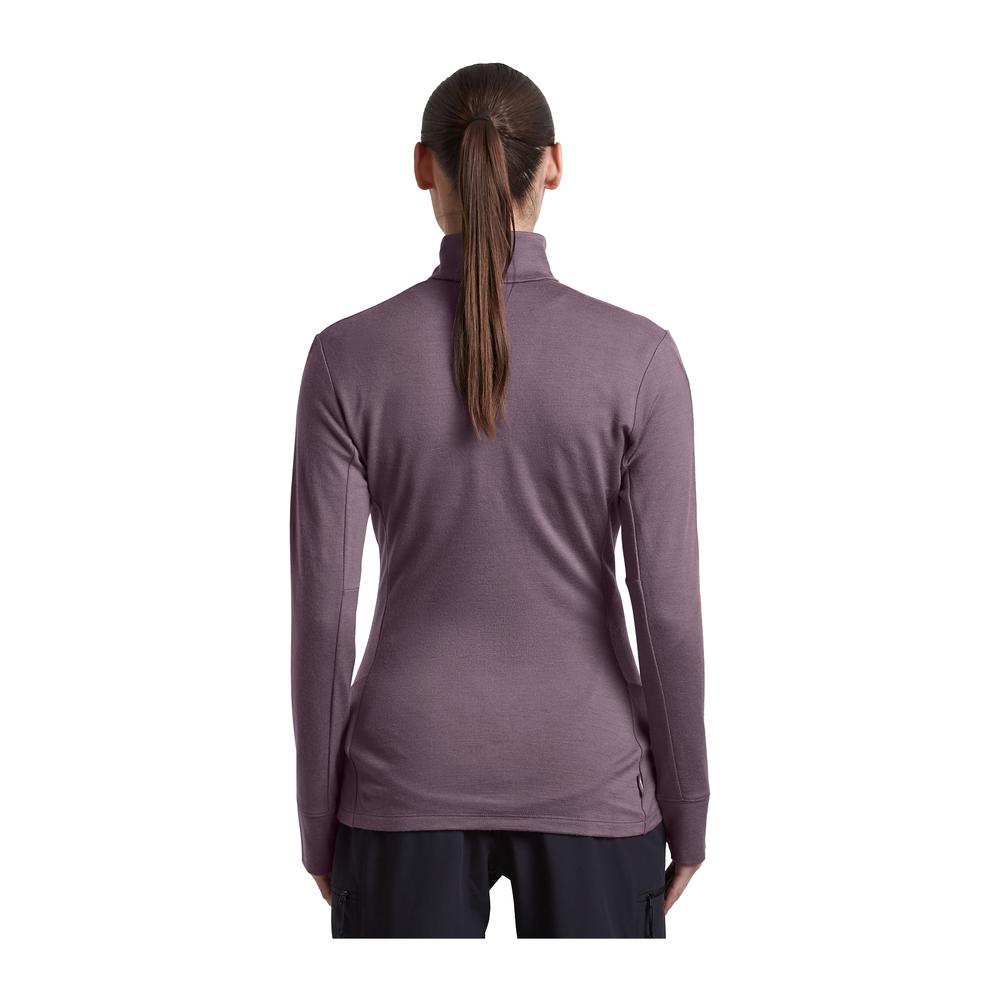 ICEBREAKER Merino 260 Quantum IV Long Sleeve Zip Women - Merino-Zipjacke thermoregulierend, geruchsabweisend