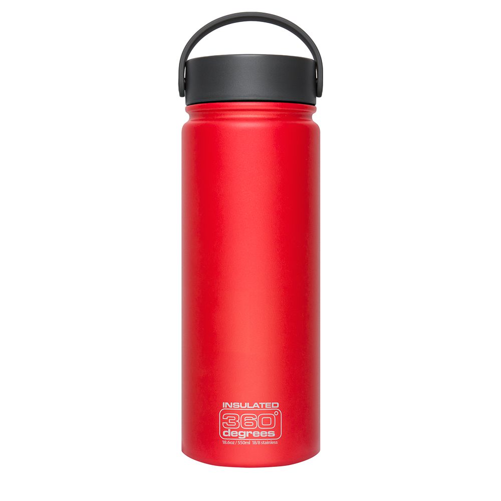 360° DEGREES Wide Mouth Insulated Bottle 550 ml - Thermoflasche