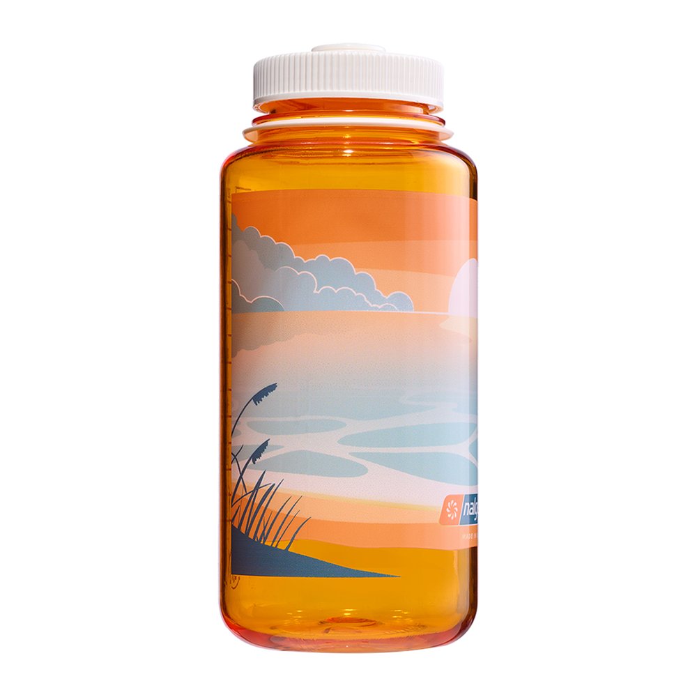 NALGENE Trinkflasche WH Sustain - Weithals-Trinkflasche absolut dicht und robust