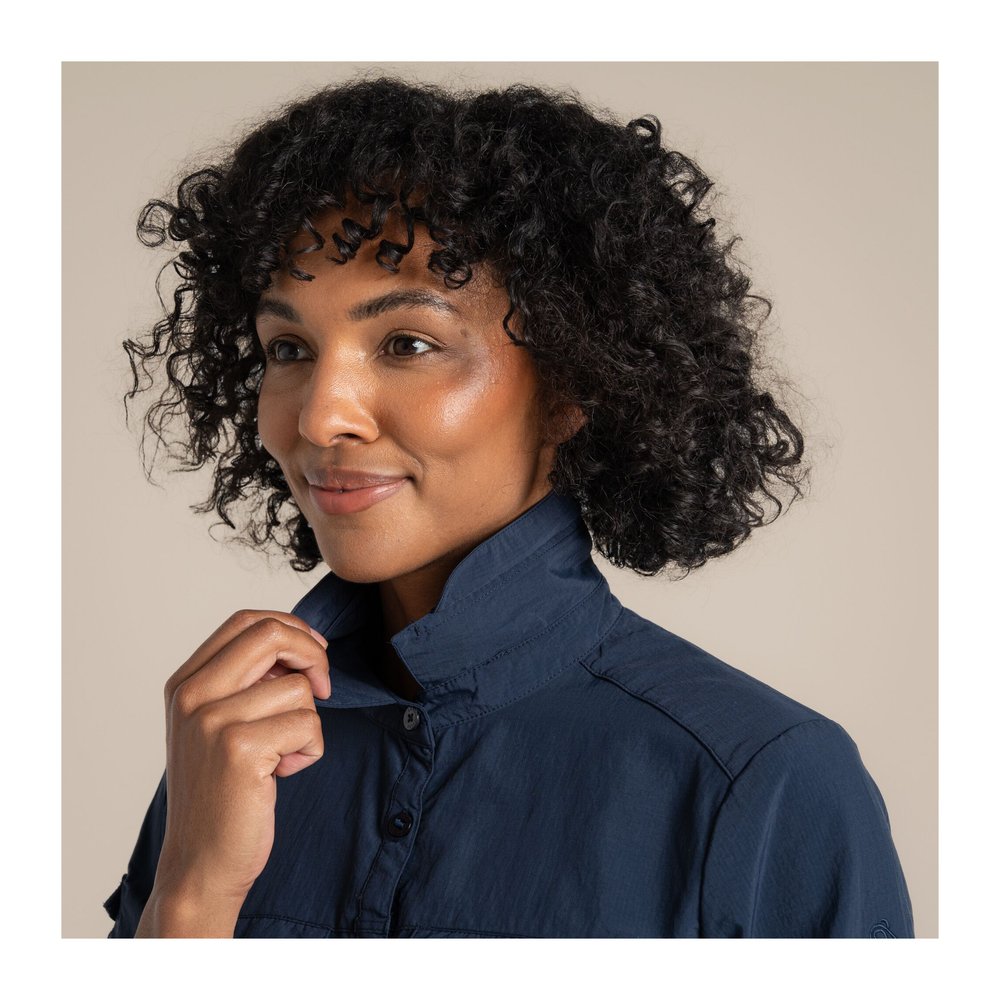 CRAGHOPPERS NosiLife Adventure Long Sleeved Shirt III Women - Langarmbluse geruchshemmend, insektenabwehrend