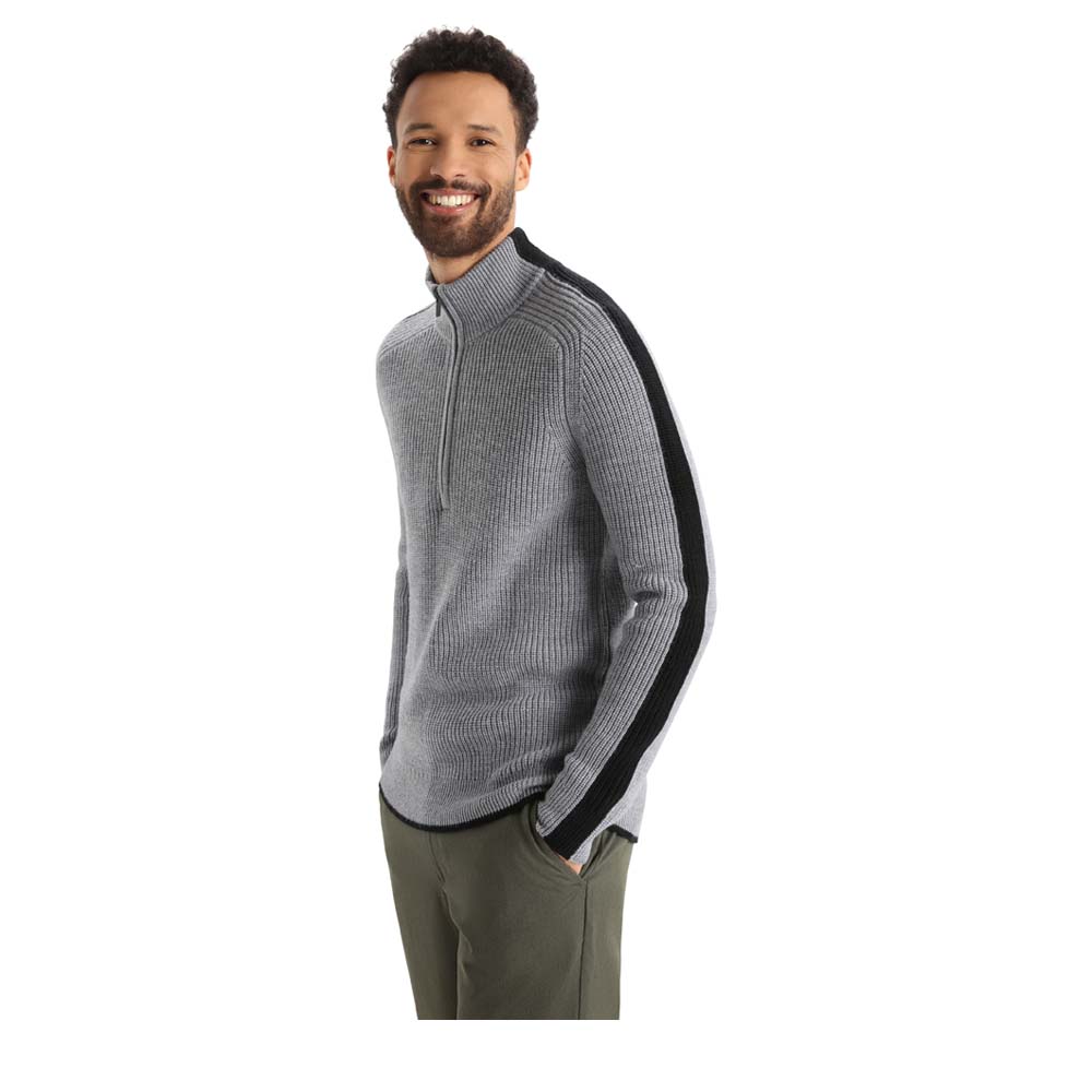 ICEBREAKER – Lodge LS Half Zip Sweater Men – Pullover