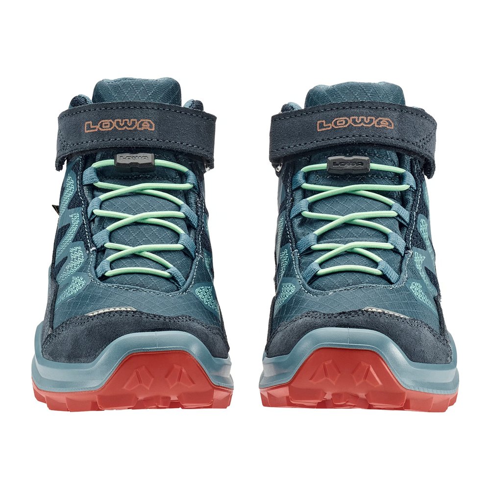 LOWA Maddox Pro GTX Mid VC Junior - Kinder-Wanderstiefel wasserdicht, Klettverschluss