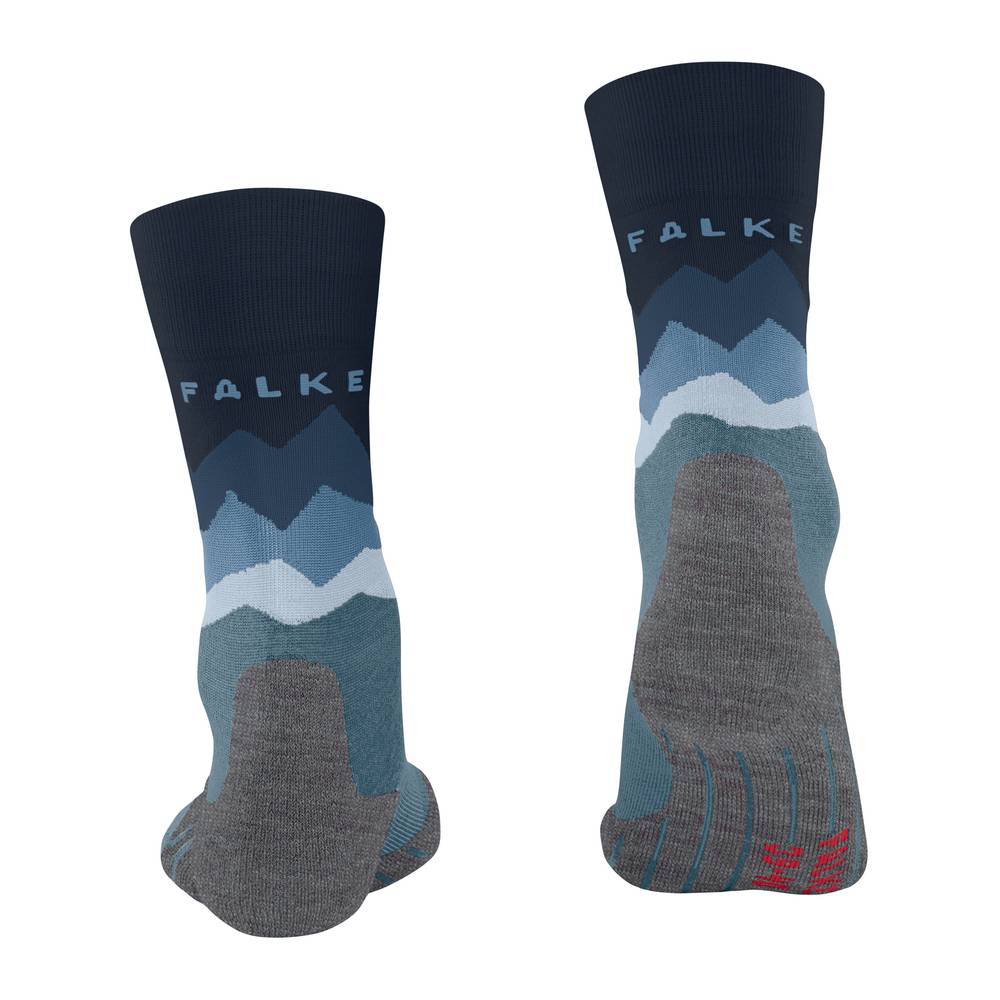 FALKE TK2 Explore "Crest" Men - Trekkingsocken feuchtigkeitsregulierend, schnelltrocknend