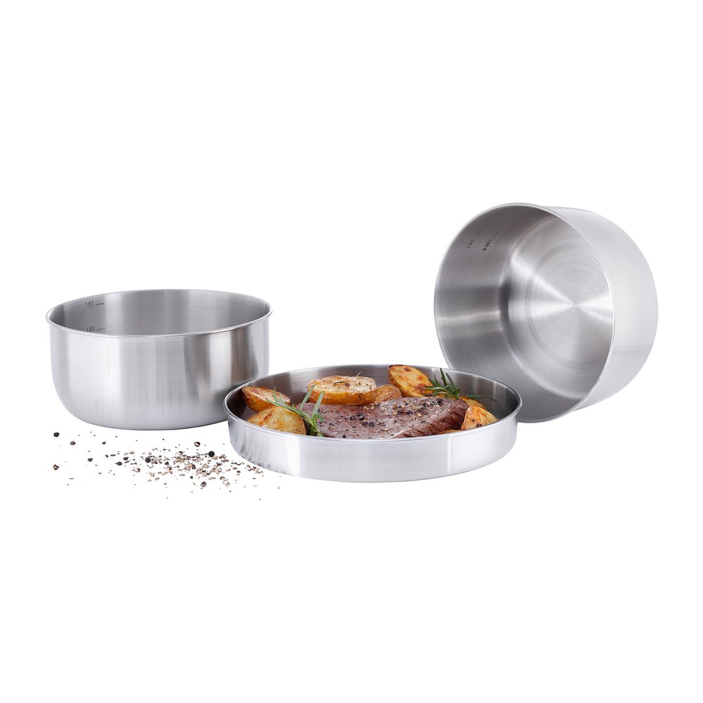 TATONKA Multi Pot Set - Kochset (zwei Töpfe und eine Pfanne)