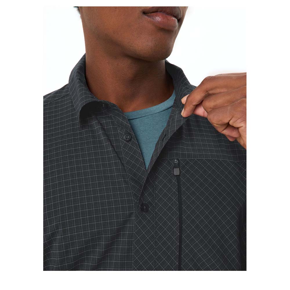 VAUDE Seiland Shirt IV Men - Kurzarmhemd atmungsaktiv und schnelltrocknend