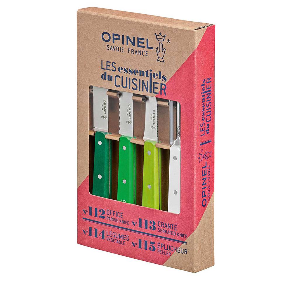 OPINEL Küchenmesser Set, 4-teilig Les Essentiels