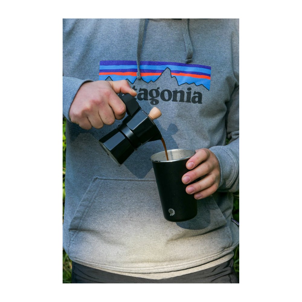 ORIGIN OUTDOORS Espresso Maker Bellanapoli - Espressokocher geeignet für Kocher und Herd