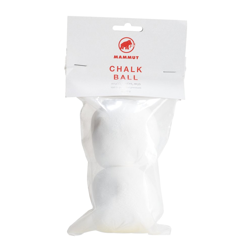 MAMMUT Chalk Ball 2 x 40 g - Magnesiabälle staubarm & ohne Zusatzstoffe