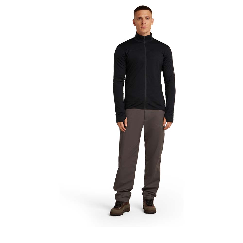 ICEBREAKER Merino 300 RealFleece Descend LS Zip Men – Fleecejacke wärmeisolierend und strapazierfähig