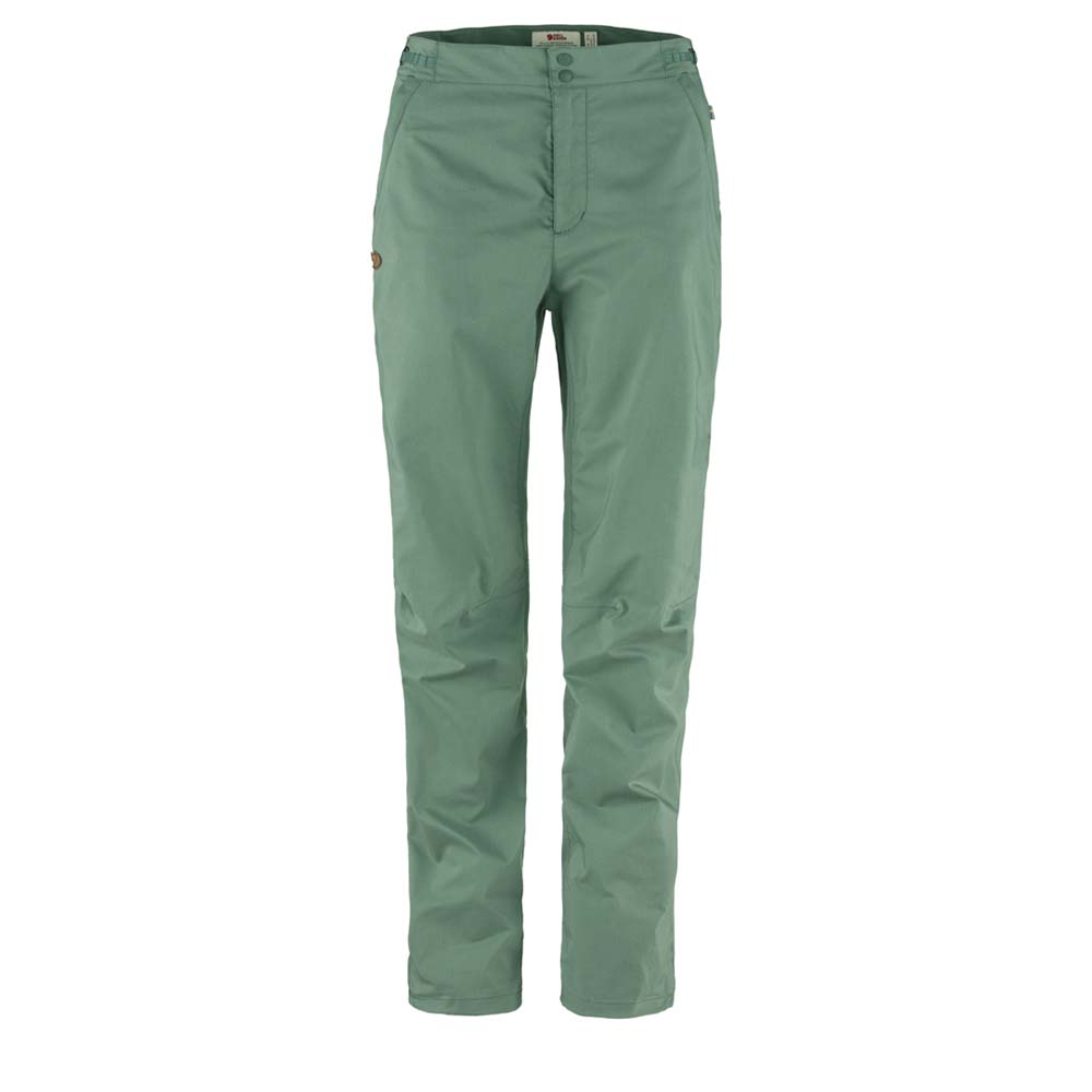 FJÄLLRÄVEN Abisko Hike Trousers Women - Wanderhose leicht mit verstellbarem Stretchbund