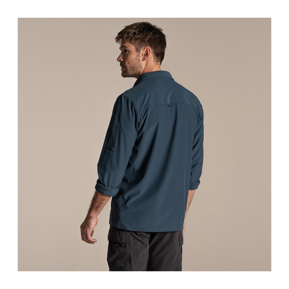 CRAGHOPPERS NosiLife Pro Long Sleeved Shirt V Men - Langarmhemd geruchshemmend, insektenabwehrend