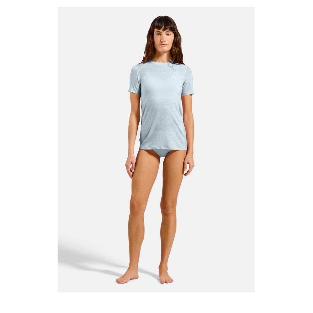 ODLO BL Top Crew Neck SS Merino 160 Women - Merino T-Shirt thermoregulierend, geruchsabweisend