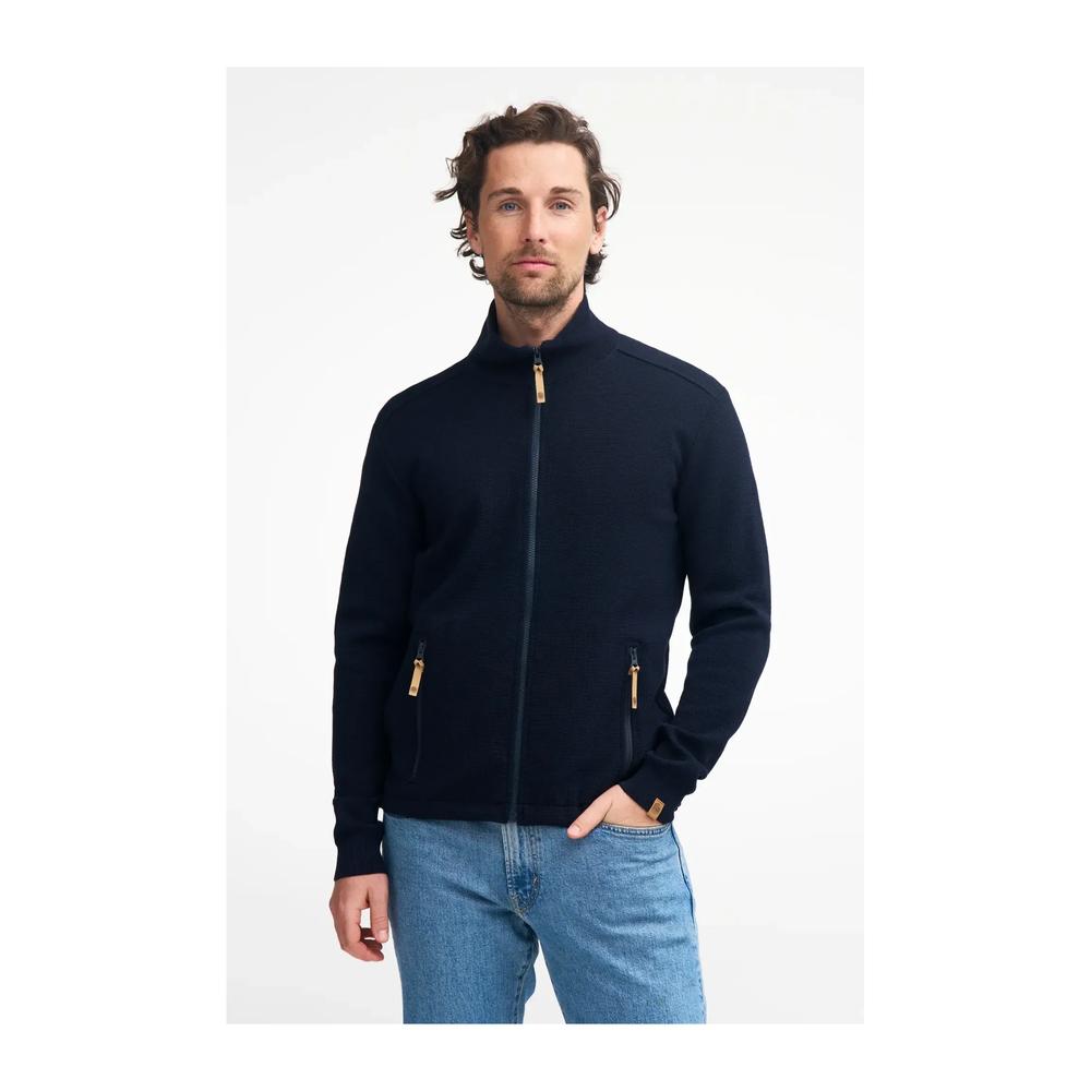 IVANHOE Helmer Full Zip Men - Merinowoll-Strickjacke aus 100% extrafeiner Merinowolle