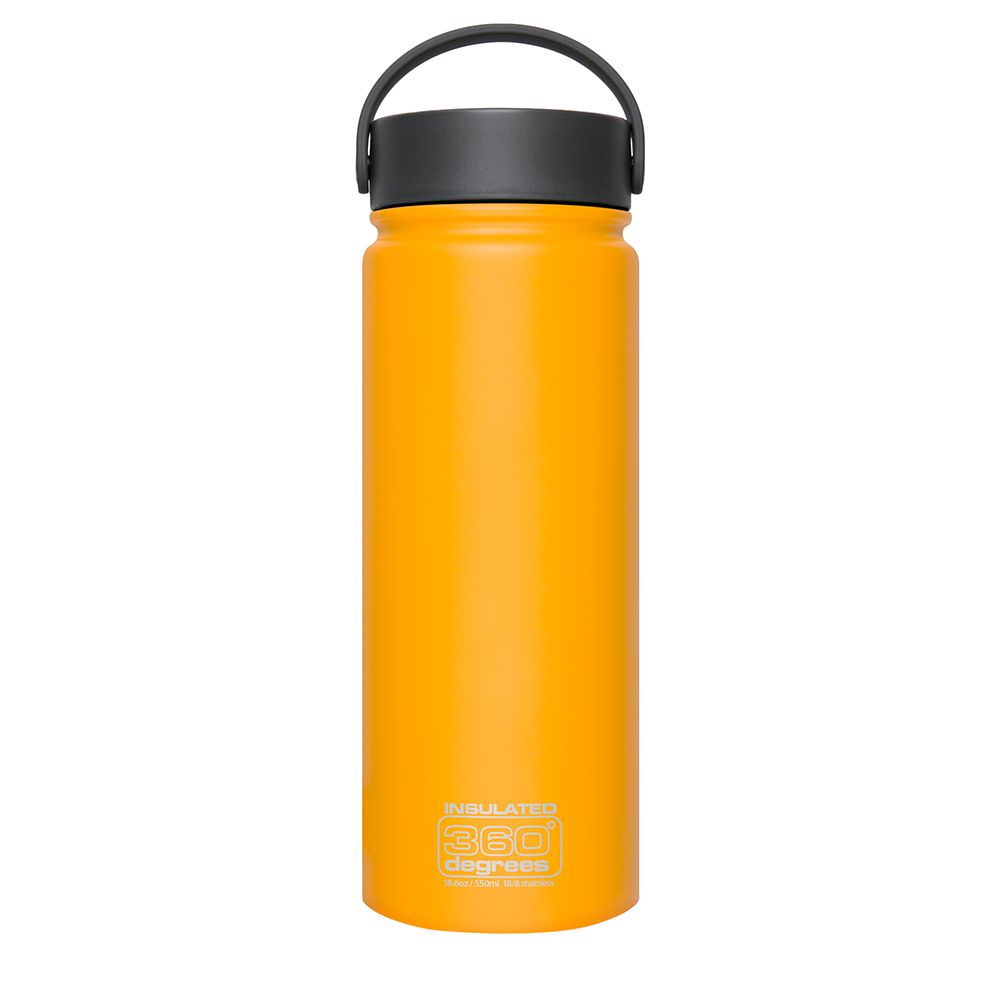 360° DEGREES Wide Mouth Insulated Bottle 550 ml - Thermoflasche