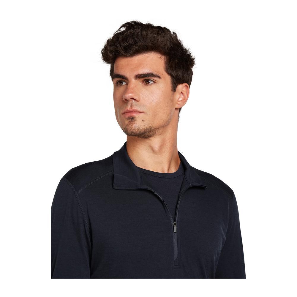 ICEBREAKER Merino 200 Oasis Long Sleeve Half Zip Men - Langarmshirt atmungsaktiv, geruchsabweisend