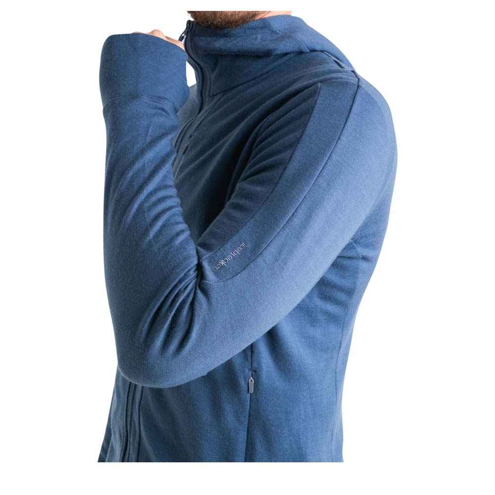 Long Sleeve Zip Hood Merino Quantum Ii Kapuzenjacke Damen